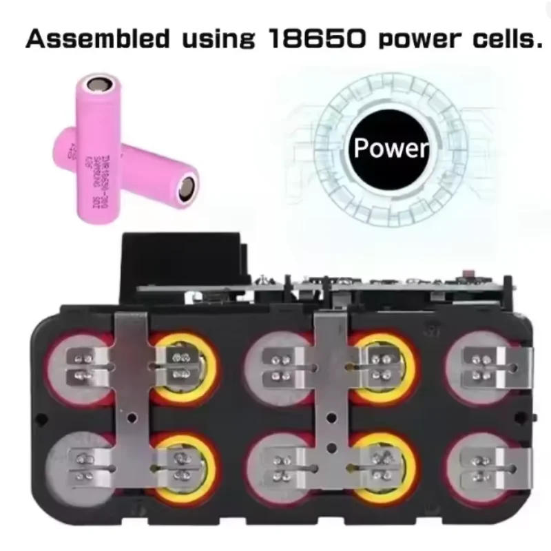 Pro baterii Milwaukee 18V M18 Series M18B6 6.0Ah 48-11-1860 48-11-1850 1840 Lithiová baterie pro nářadí - náhled 3