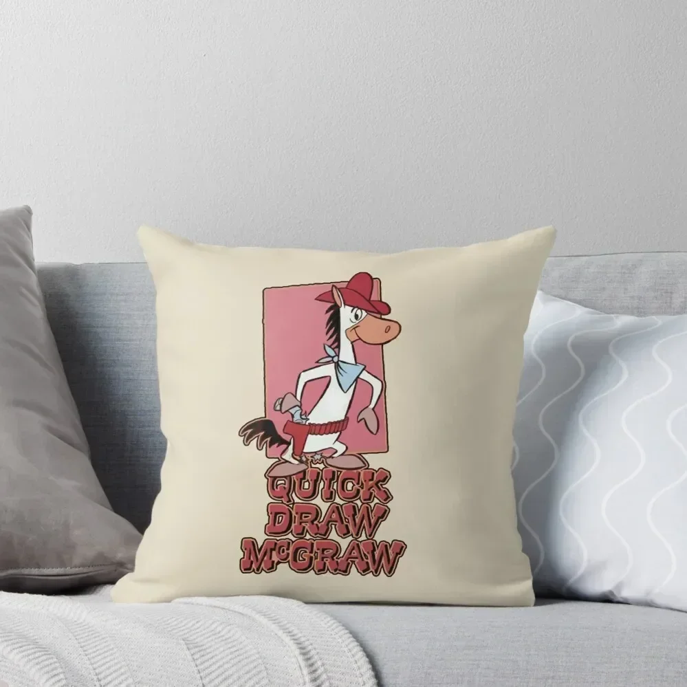 

Quick Draw McGraw Throw Pillow luxury sofa pillows Ornamental Pillow christmas supplies Luxury Room Decorative Cushions pillow