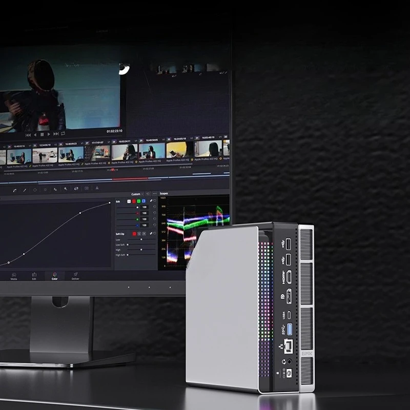 وحدة تحكم صغيرة AMD Max395 Game Office Clip AI Big Model