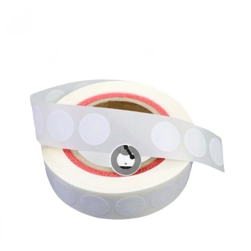 حسب الطلب. قطر المصنع 25mmn213 تسمية بيضاء عالية التردد RFID ورق مطلي إلكتروني نمط قابل للطباعة Te
