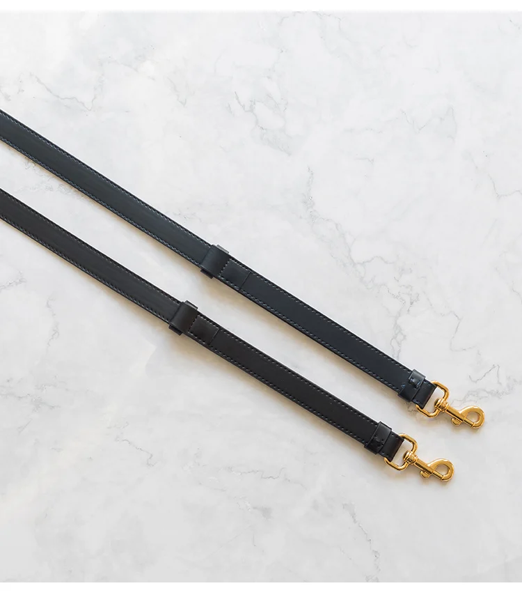 Tas sadel bobby bulan baru, aksesori tali bahu diperpanjang, tali kulit pengganti silang diagonal