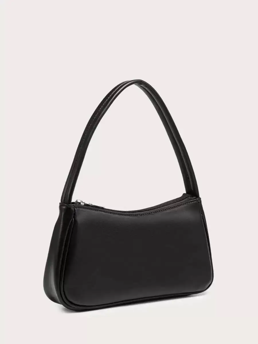 

The Ladies' Single-Shoulder Baguette Bag Is Solid Color, Compact, Lightweight, And Stylish, Suitable For Going Out.