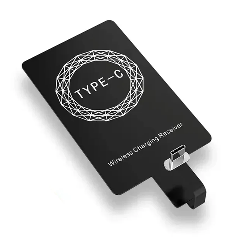 Best Type-C Wireless Charging Receiver Type C Fast Wireless Charger Adapter for Samsung Huawei Xiaomi