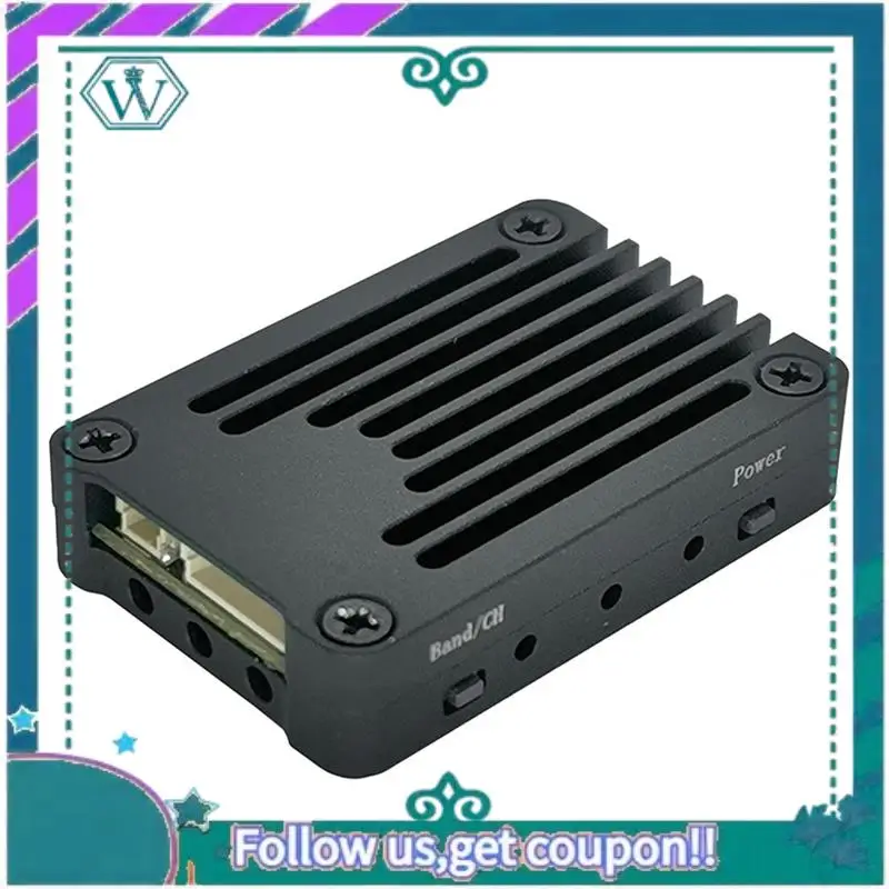 

Upgraded 5.8G 6G 4.9G 1.6W VTX 48CH FPV Audio Video Transmitter 2-6S Support OSD For RC Long Range Drones