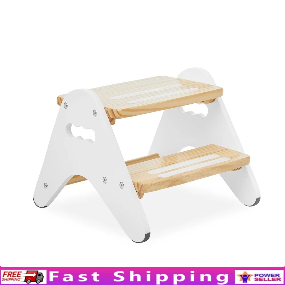 

Multipurpose Kids Step Stool Anti-Slip Base Lightweight Safe Kitchen Bathroom Living Room Outdoor Use 154 Lbs Capacity
