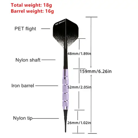 10 best sales सॉफ्ट टिप डार्ट्स - №4