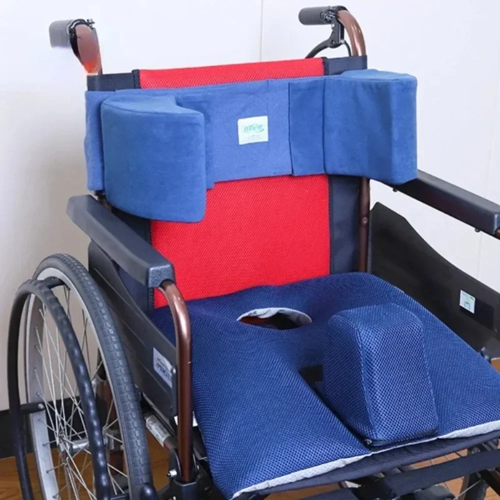 Anti Sliding Wheelchair Cushion Adjustable Bedridden Patients Anti Lateral Cushion Wheelchair Backrest Half Lying Waist Cushion