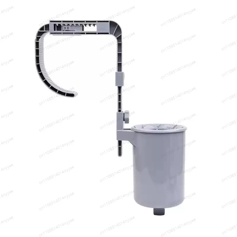 Wall Mount Pool Skimmer Basket Adjustable Swimming Pool Surface Leaf Debris Catcher Filter Basket For Above‑Ground Pool Cleaning