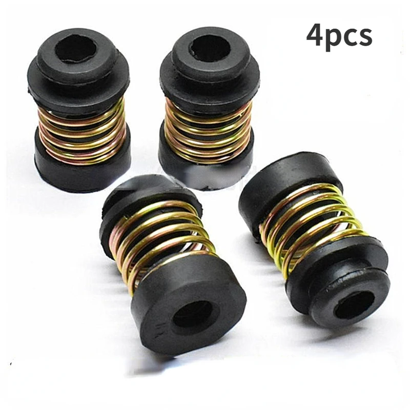 4pcs Refrigerator freezer compressor shock pad spring shock-absorbing mounting foot rubber mat fridge compressor vibration pad