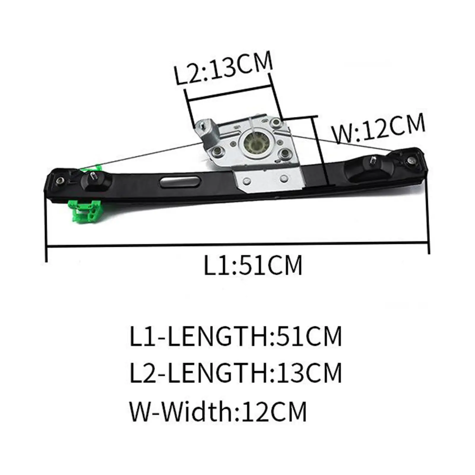 Rear Left Power Window Regulator Assembly LH for BMW E90 E91 E92 Sedan Wagon 2007-2011 Direct Replacement