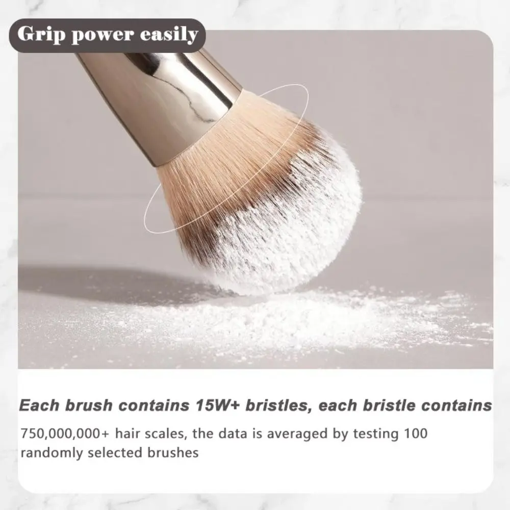 Professional Large Complexion Brush Ultra Dense Smooth Foundation Powder Brush Super Soft Concealer Brush For Beginner