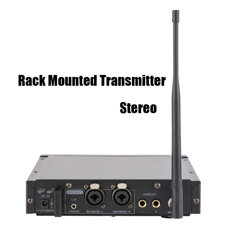 Betagear Stereo In-Ear Monitor 500Mhz High Power 10-100Mw 72 Kanaal Radio Systeem Laag Geluidsniveau echte Stereo Rack Mount Podium Terugkeer