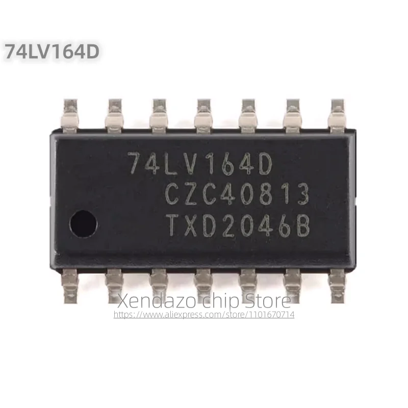 10pcs/lot 74LV164D SOP-14 package Original genuine 8-bit serial input/parallel output shift register chip