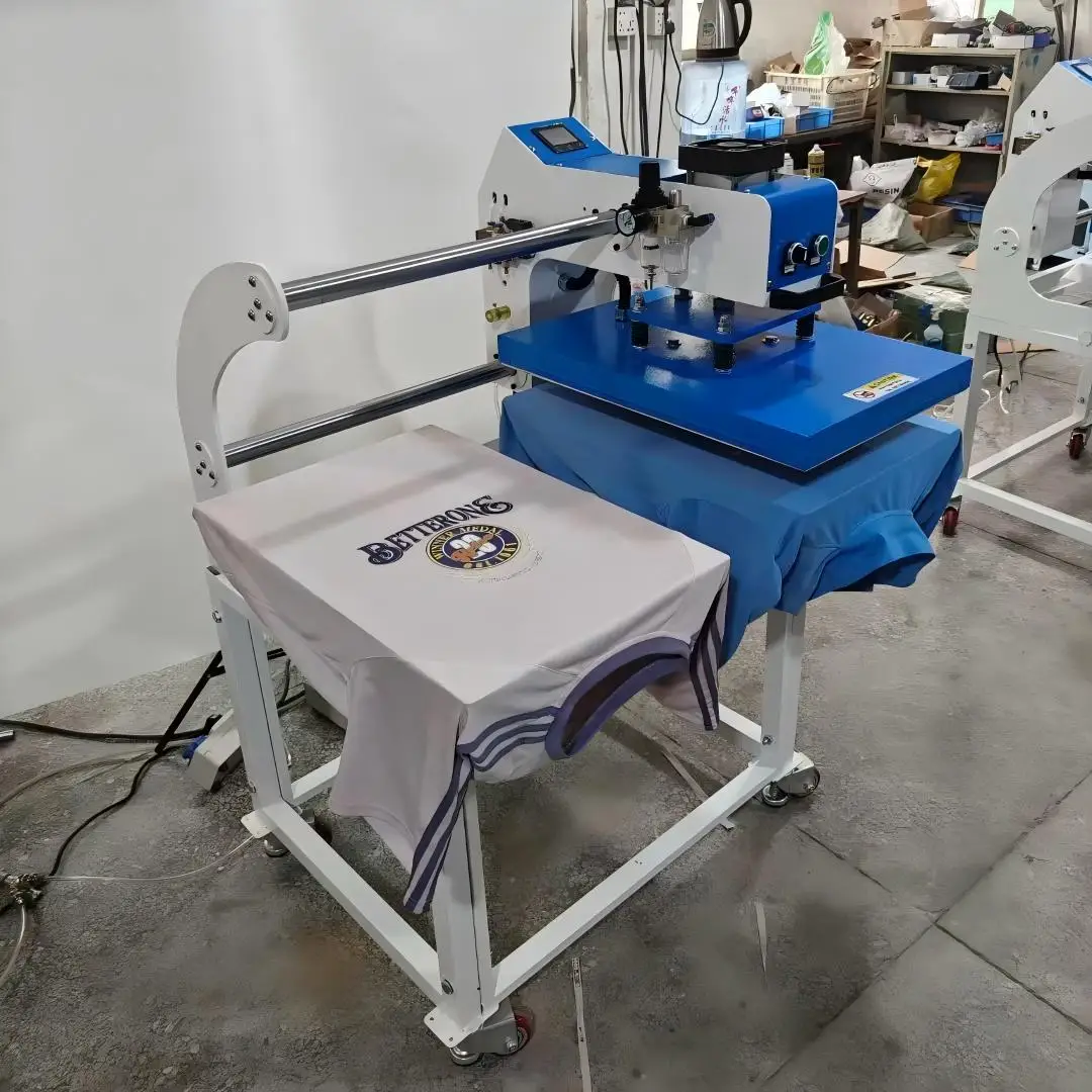 Automatic Heat Transfer Press Machine Copper Air Pump Pneumatic Rhinestone-Applying Heat-Stamping
