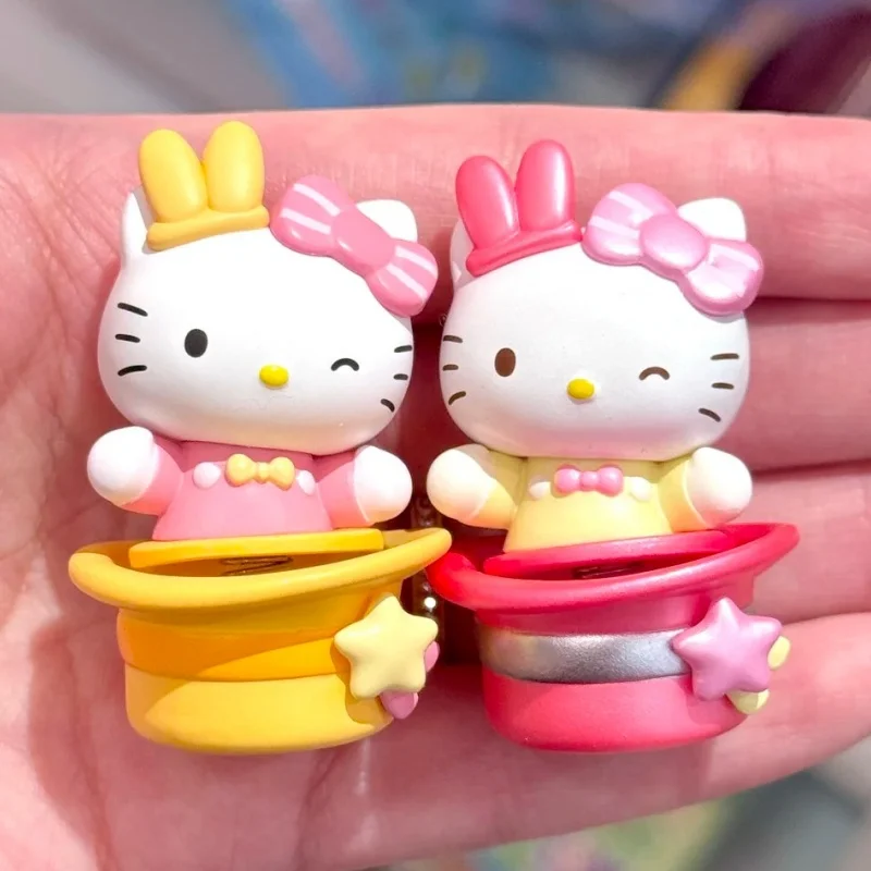 حقيقية سانريو مذهلة ماجيك قبعة سلسلة لطيف الفول أعمى حقيبة العصرية اللعب صندوق أعمى زخرفة صغيرة اليدوية هدية ألعاب الدمى الكرتون