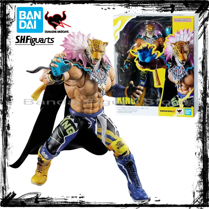 

In Stock Original Bandai Tekken 8 S.H.Figuarts SHF King Anime Action Figure Toy Gift Model Collection Hobbies
