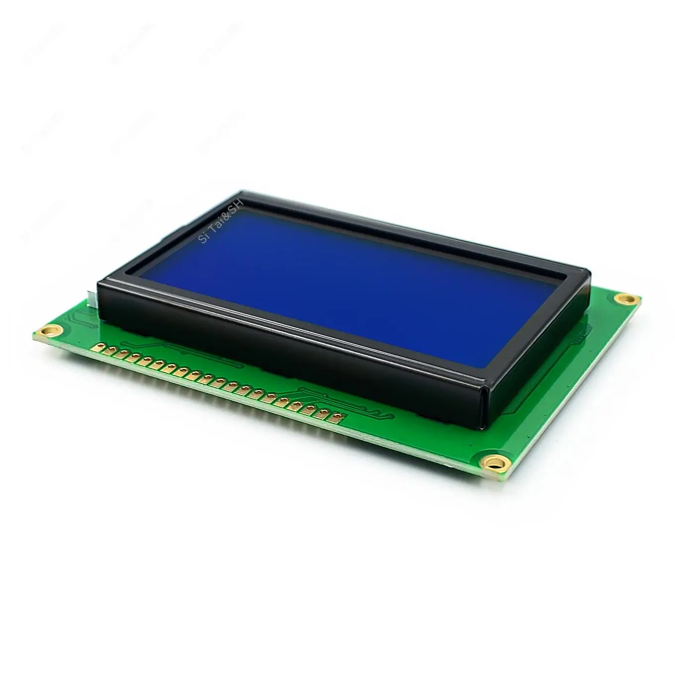 LCD Board Yellow Green Screen 12864 128X64 5V blue screen display ST7920 LCD module for arduino 100% new original