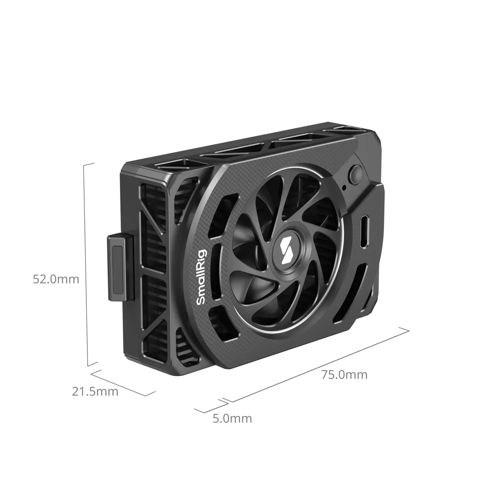 SmallRig Camera Cooling System Heat Sink Cooling Fan  for Sony α7C FX3 ZV-E1 ZV-E10 α7 IV ZV-1 α7S III α7C II α7CR α6700 FX30