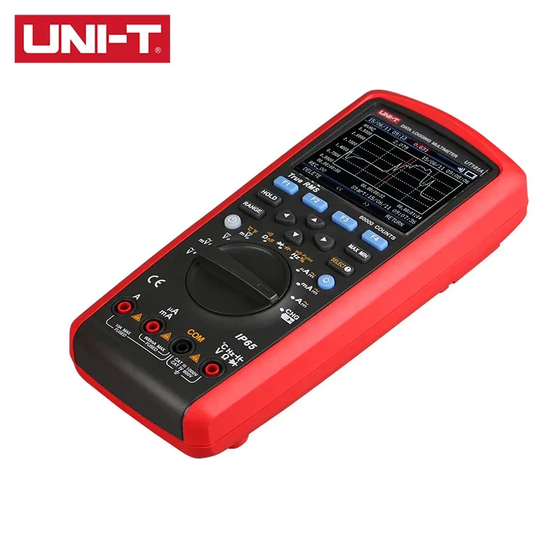 UNI-T UT181A رقمي صحيح RMS Datalogging متعدد قياس درجة الحرارة المزدوجة مرشح تمرير منخفض الذروة عقد تسجيل البيانات 20000 #4