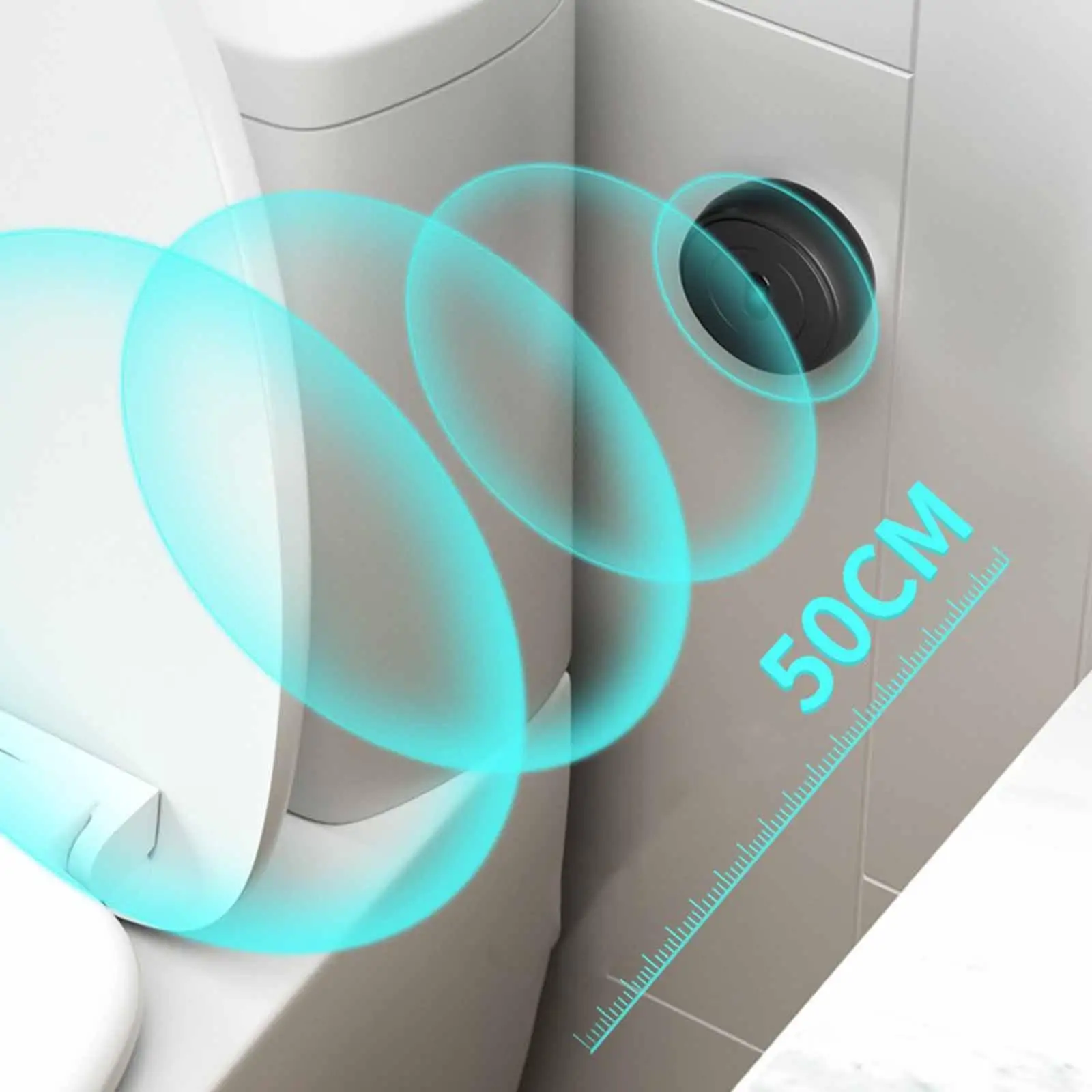 

Toilet Flusher Touchless Motion Sensing Complete Flush Valve Kit Easy Installation for Modern Bathroom Protection