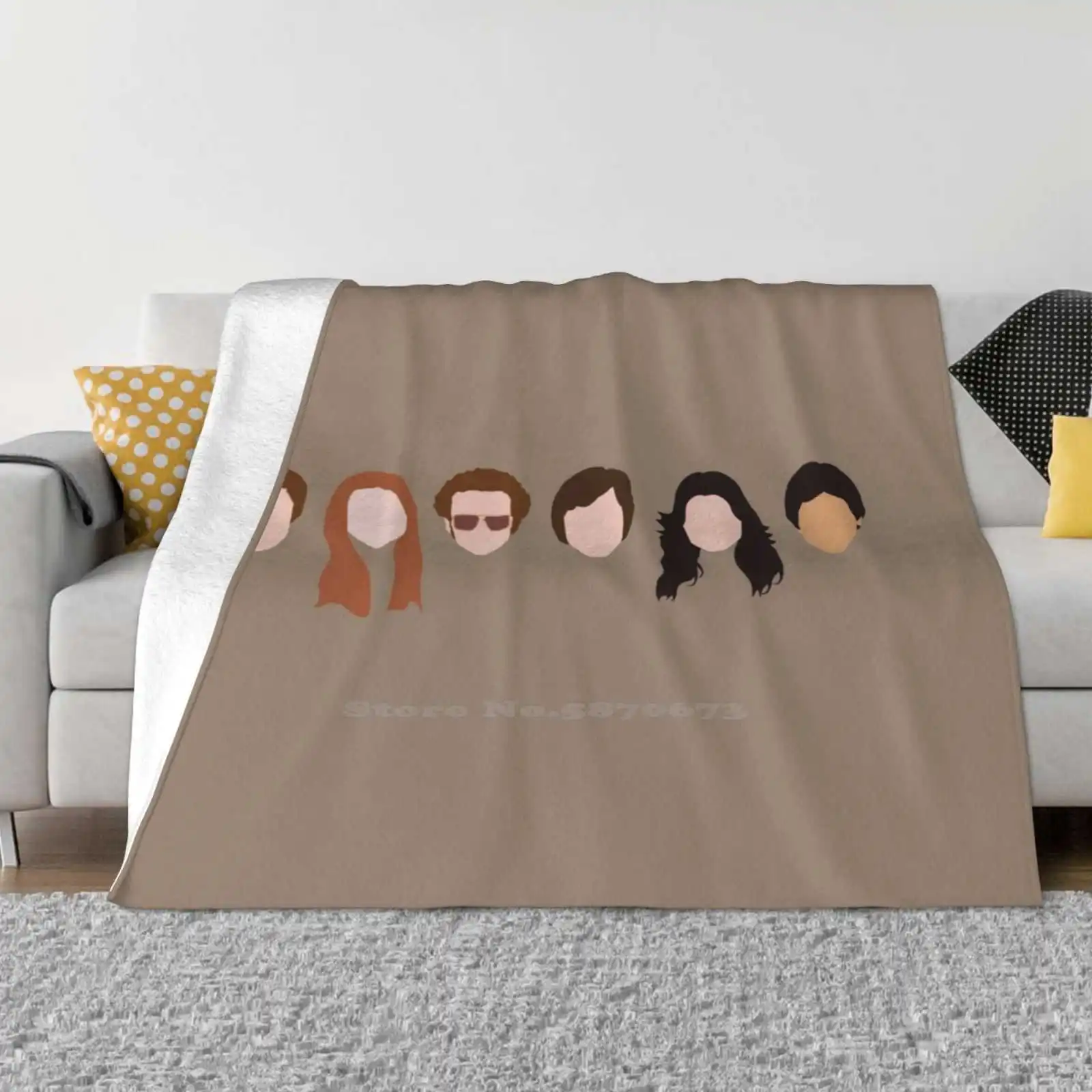 The Gang ( That '70S Show ) Soft Warm Light Thin Blanket That 70S Show Tv 1970S Eric Forman Kelso Steven Hyde