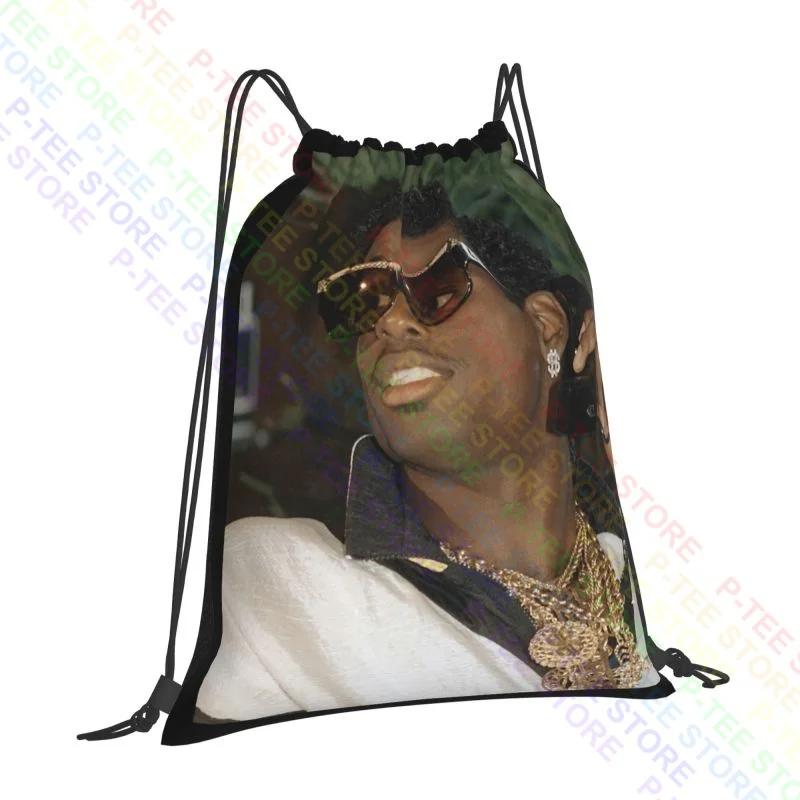 Neon Deion Sanders Prime Time Draft Day Falcons 49Ers Cowboys Drawstring Bags Gym Bag Cute Large Capacity