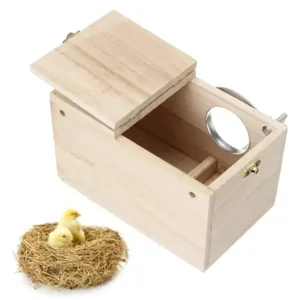 Little wooden reproduction box, parrot nest, nesting house, pigeon nest, Finch Home Tools 10 Main Sales Cage Cage - №10