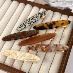 Vintage Hair Clips Hairpins Korean Style Acetate Barrettes Hairgrips for Women Girls Fashion Hair Accessories Headwear Headdress