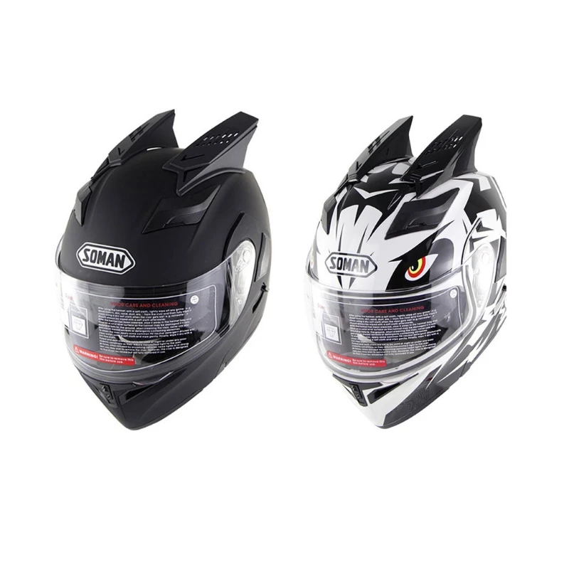 Motorcycle Helmet Horns Punk Style Scooter Motorbike Helmet Horn Moto Accessories for for Icom Arai Tanked Shark Yoh - Image 3