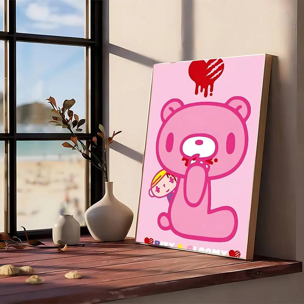 Cartoon G-gloomy B-bear Poster Paper Print Art Painting Decoration Posters Living Room Quality Canvas Vintage Style Painting Ho