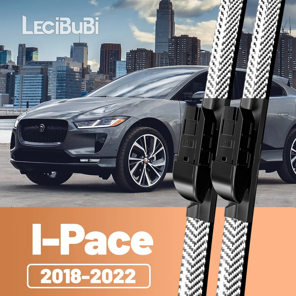 

2pcs Front Windshield Windscreen Wiper Blades Carbon Fibre Wipers For Jaguar I-Pace I Pace X590 2018-2022 2019 2020 2021