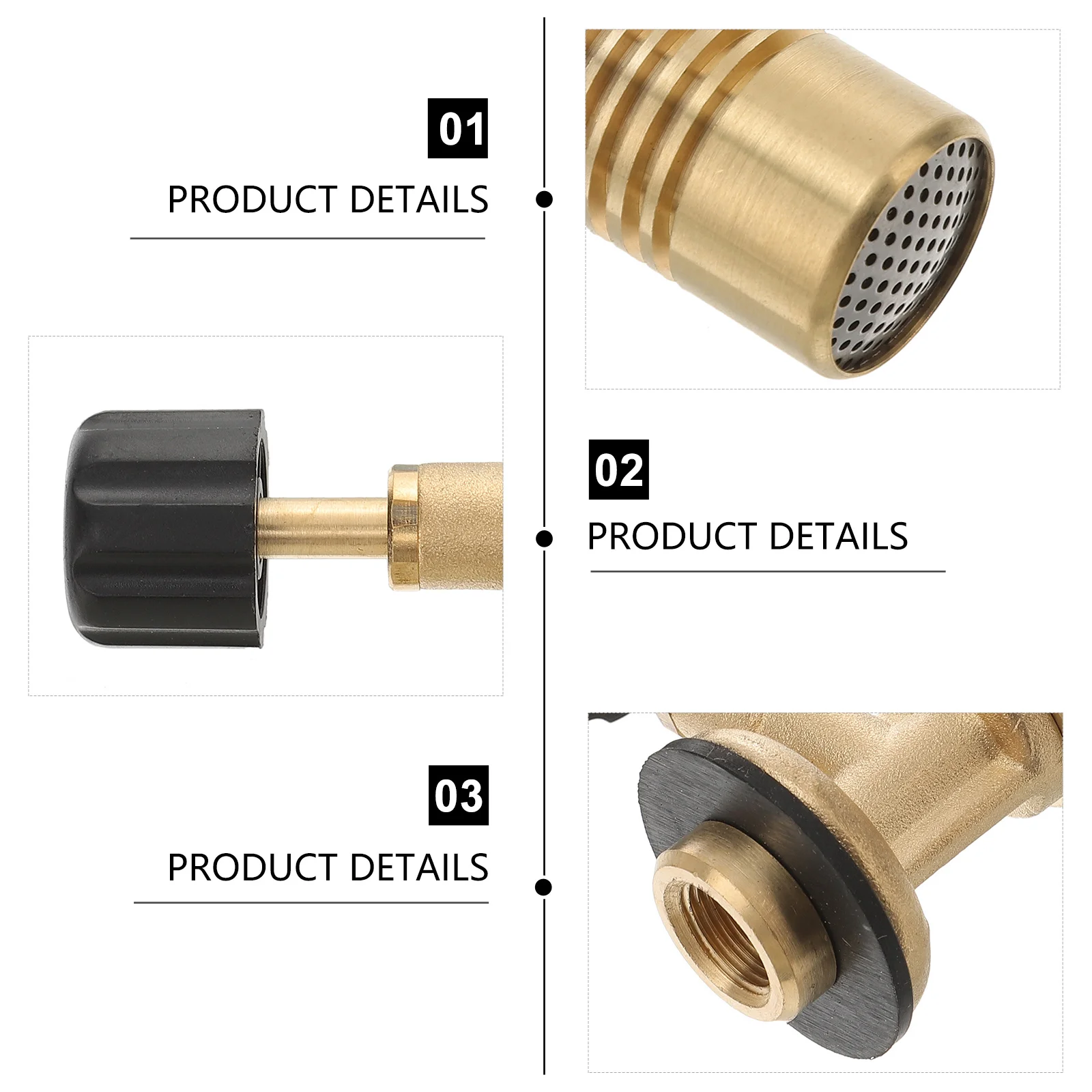 Accessori per griglia per attrezzi per Barbecue all'aperto riscaldamento torcia Bunsen bruciatore campeggio ottone