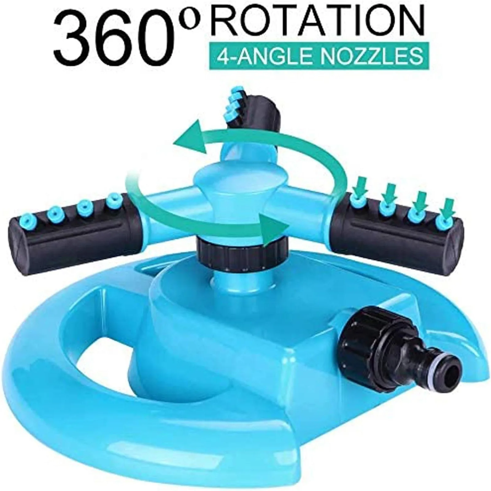 360 Degree Automatic Rotating Garden Lawn Water Sprinklers System Quick Coupling Lawn Rotating Nozzle Garden Irrigation Supplies