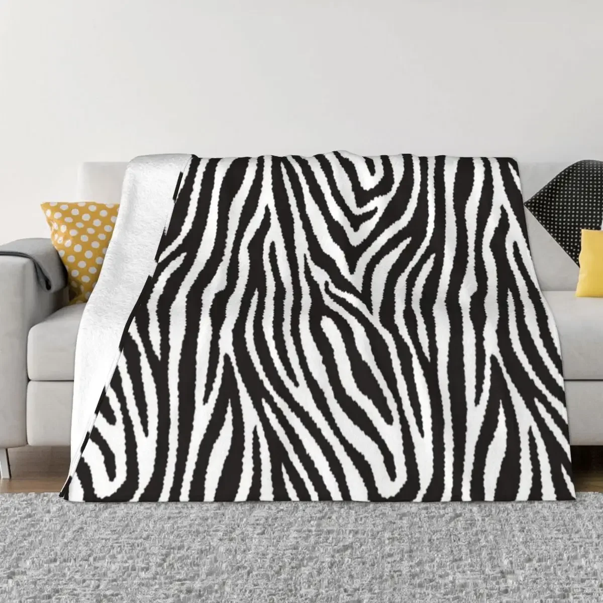 Zebra Pattern An Ultra-Soft Micro Fleece Blanket