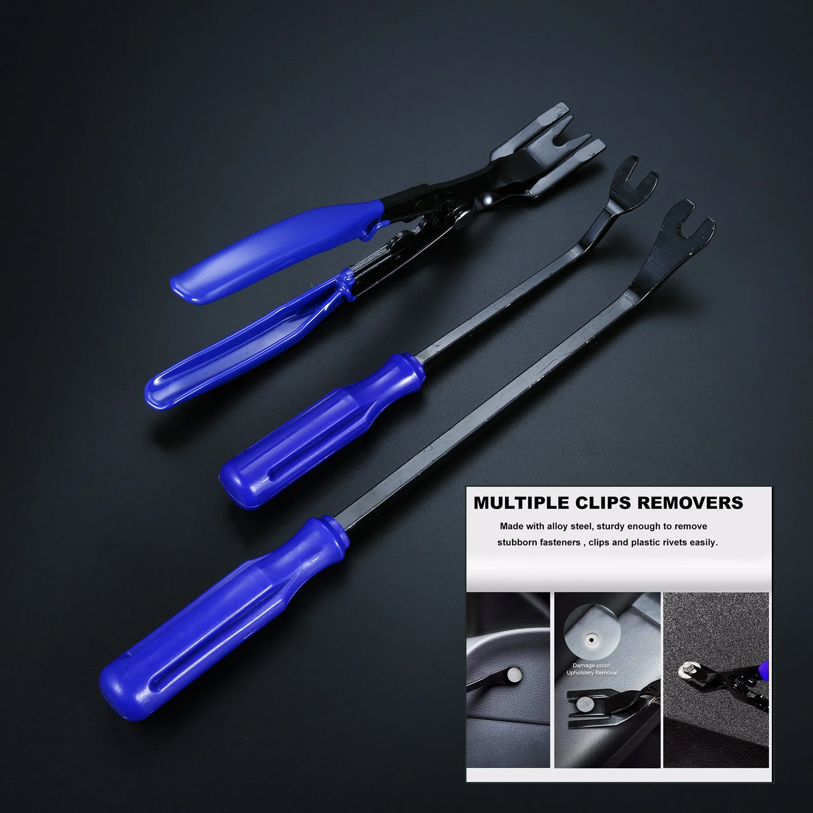 Auto Trim Removal Tool Car Door Panel Dash Audio Fastener Removal Tools Kit Automotive Pry Tools Kits Car Upholstery Repair Set