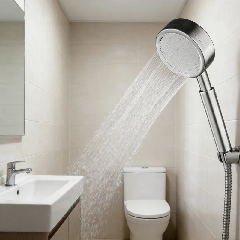 

Регулируемая насадка для душа с функцией повышения давления, бытовой душевой комплект, ручная лейка для душа, аксессуары для ванной комнаты