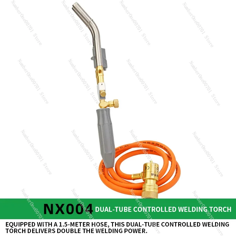 Portable Dual-Tube -Acetylene Torch Suitable for Brazing, Welding,  Plumbing, and Gas Torches with CGA600 Connection