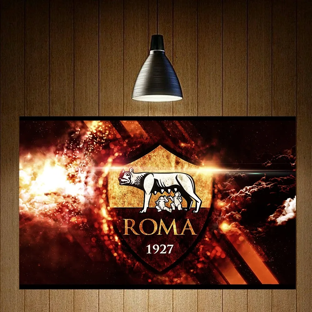 AS R-Roma Flag Yard Idea For Party Banner Table Wall Decoratio Tapestry Polyester Printed Garage Or Outdoor