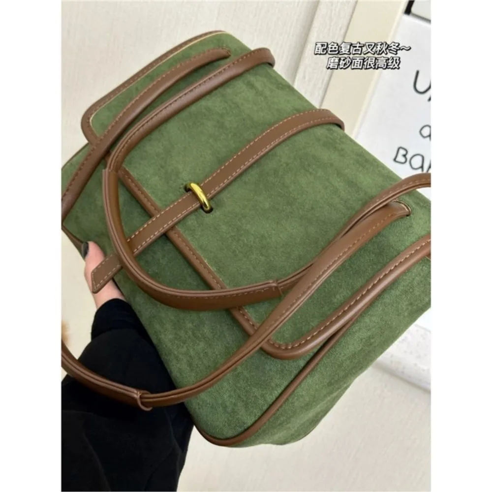 JIAERDI Vintage Green Shoulder Bag Purse Women New Large Capacity Casual Handbag Ladies Retro Harajuku Aesthetic Bolso Mujer