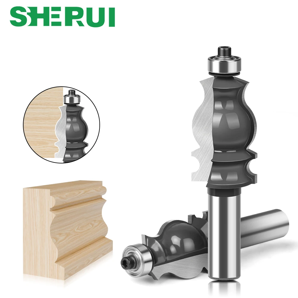 1PC Architectural Molding Router Bit - 1/2