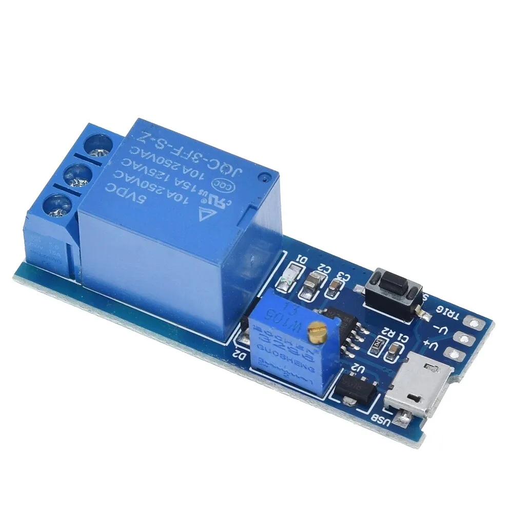 Wide voltage 5V-30V trigger delay relay module, timer, delay on, delay switch K7