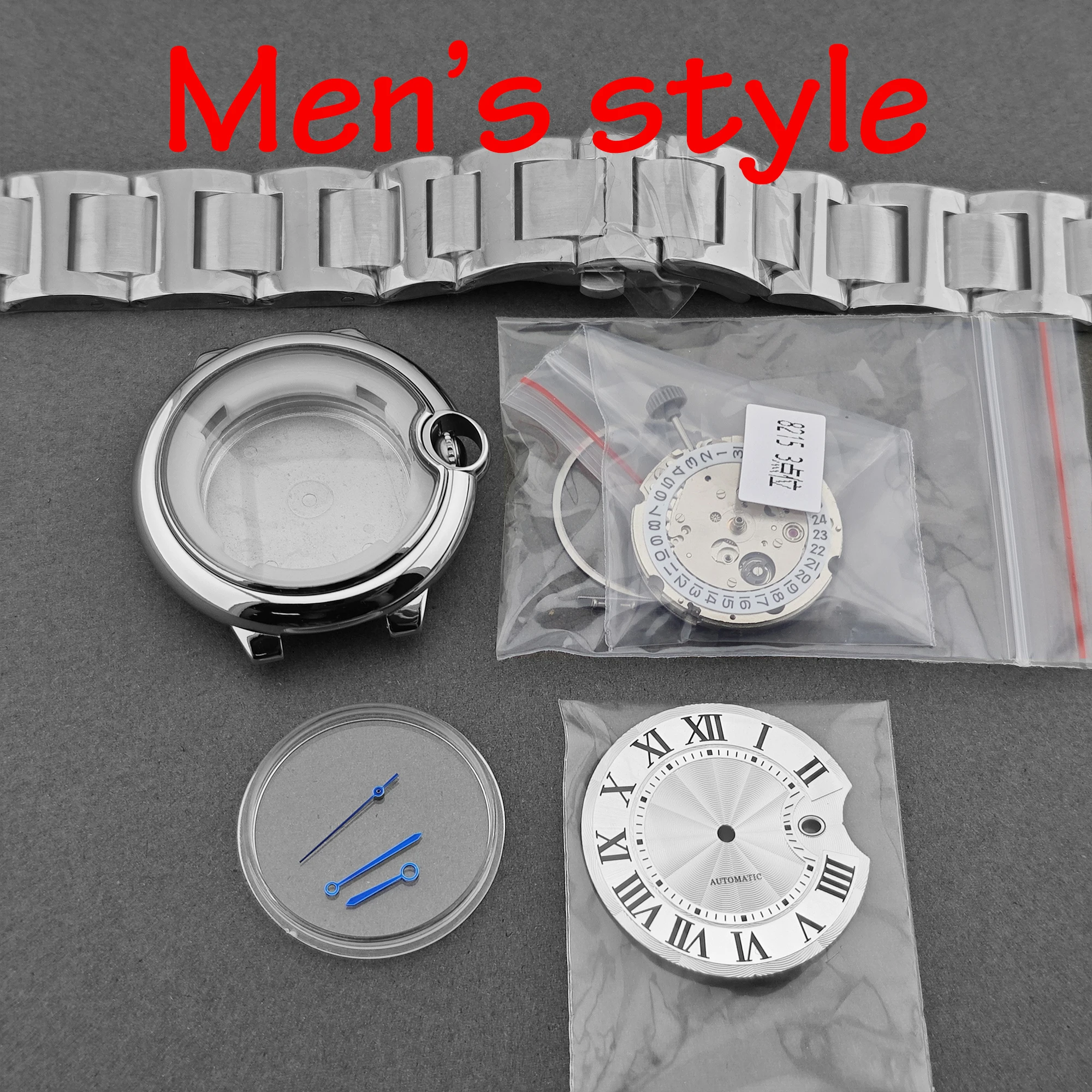 �y�Z�[�����z���v�P�[�X�Z�b�g �J�b�v���X�^�C�� �T�C�Y 42mm/32.8mm �X�e�����X�X�`�[���f�� Miyota 8215 / ST6 ���[�u�����g�ɓK���Ă��܂� �o�^�t���C�N���X�v