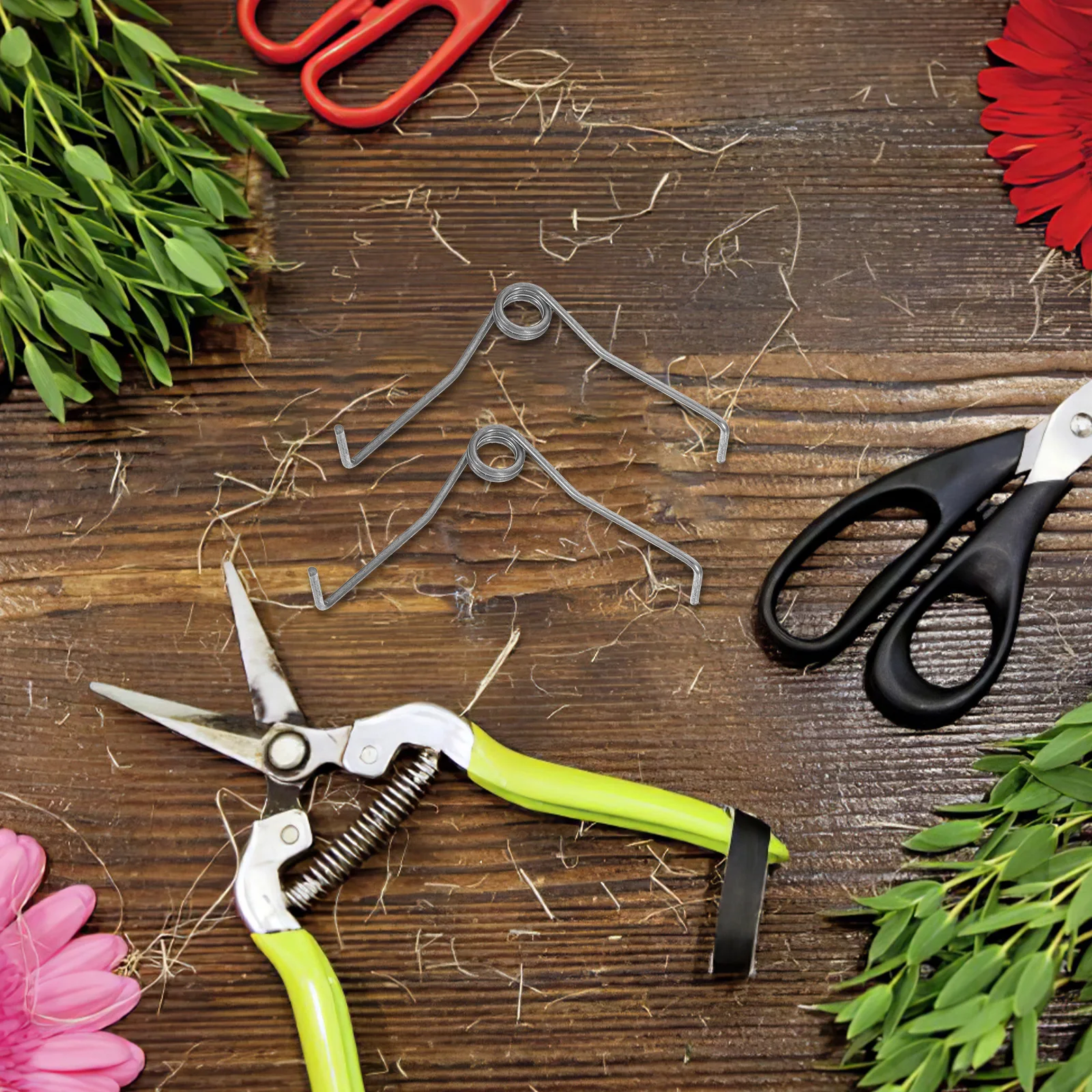 

10pcs Pruning Shear Spring Replacement V-Shape Design For Enhanced Cutting Efficiency Hedge Clippers Springs Garden Tool Repair