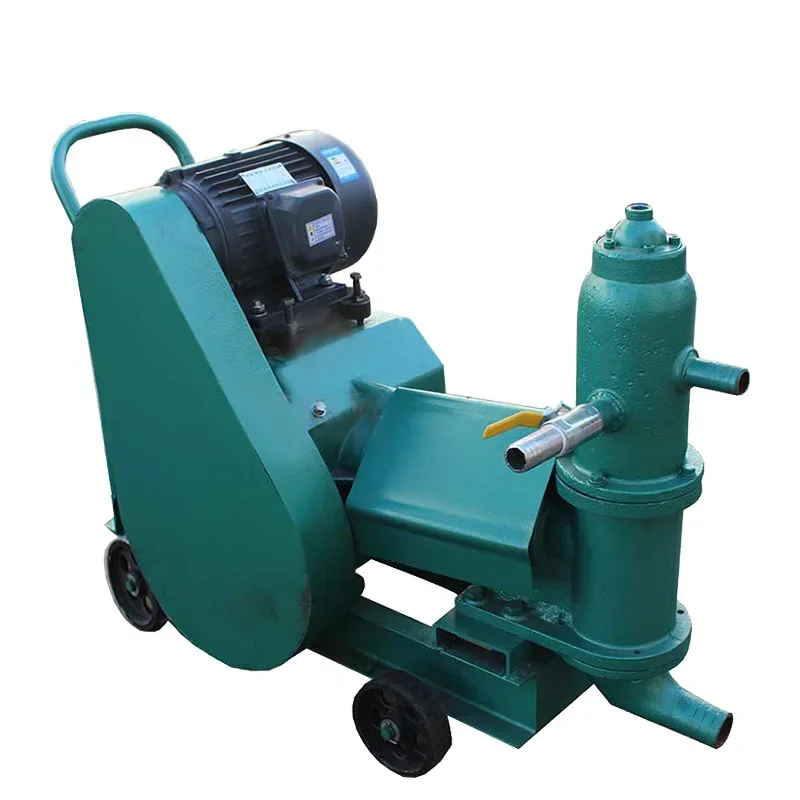 

B Оптовая продажа, защита наклона, усиленный поршневой растворный насос, небольшой насос для цементного раствора, насос для затирки бетона