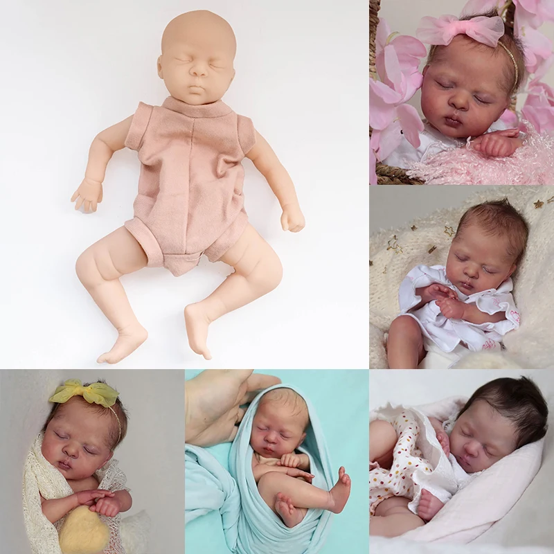 

12inch Luna Mini Reborn Doll Kit Sweet Handy Doll Fresh Color Unfinished Doll Parts DIY Reborn Dolls