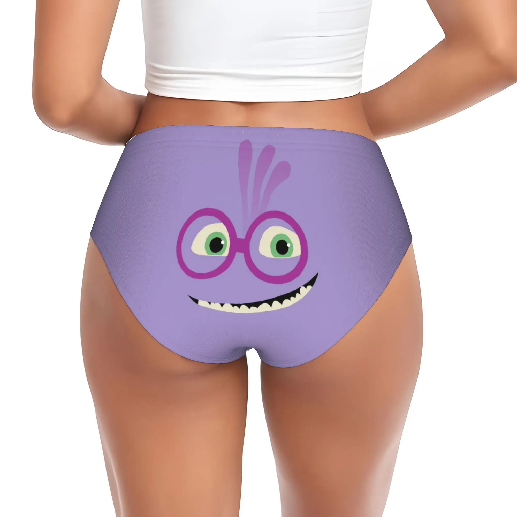 Custom M-Monsters Anime University Briefs Underwear Womens Comfortable Stretch  Panties