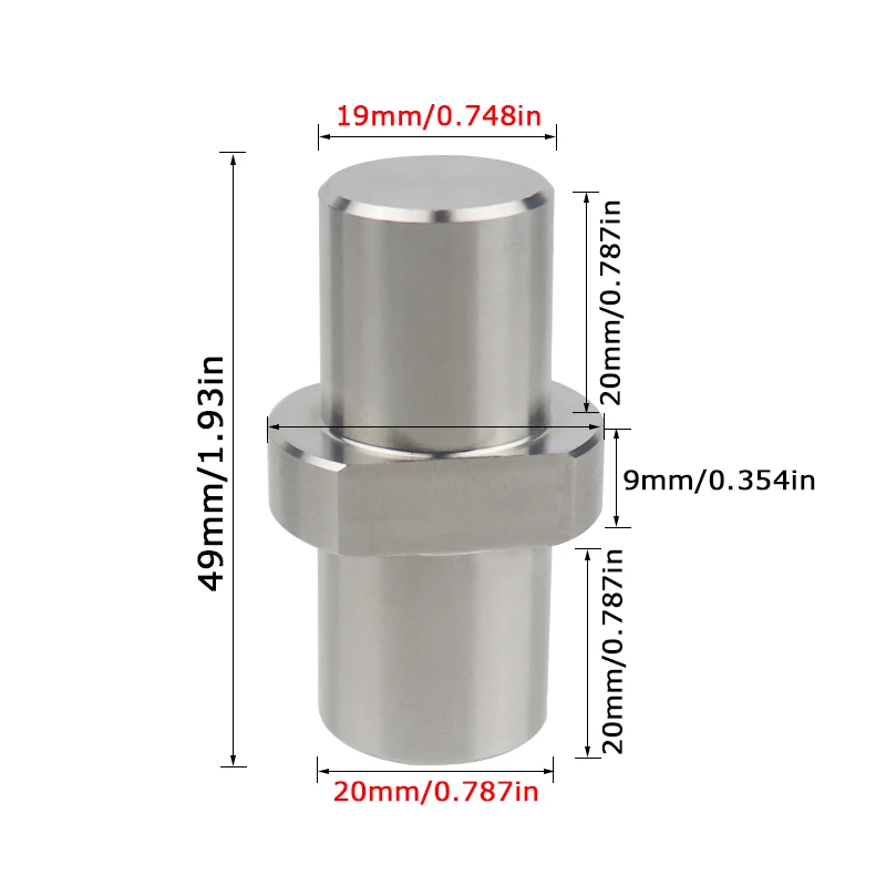 Multi-function Workbench Stop Tenon Fix Desktop Tenon Limit-Block 19/20mm Stainless Steel For Woodworking Table Accessories