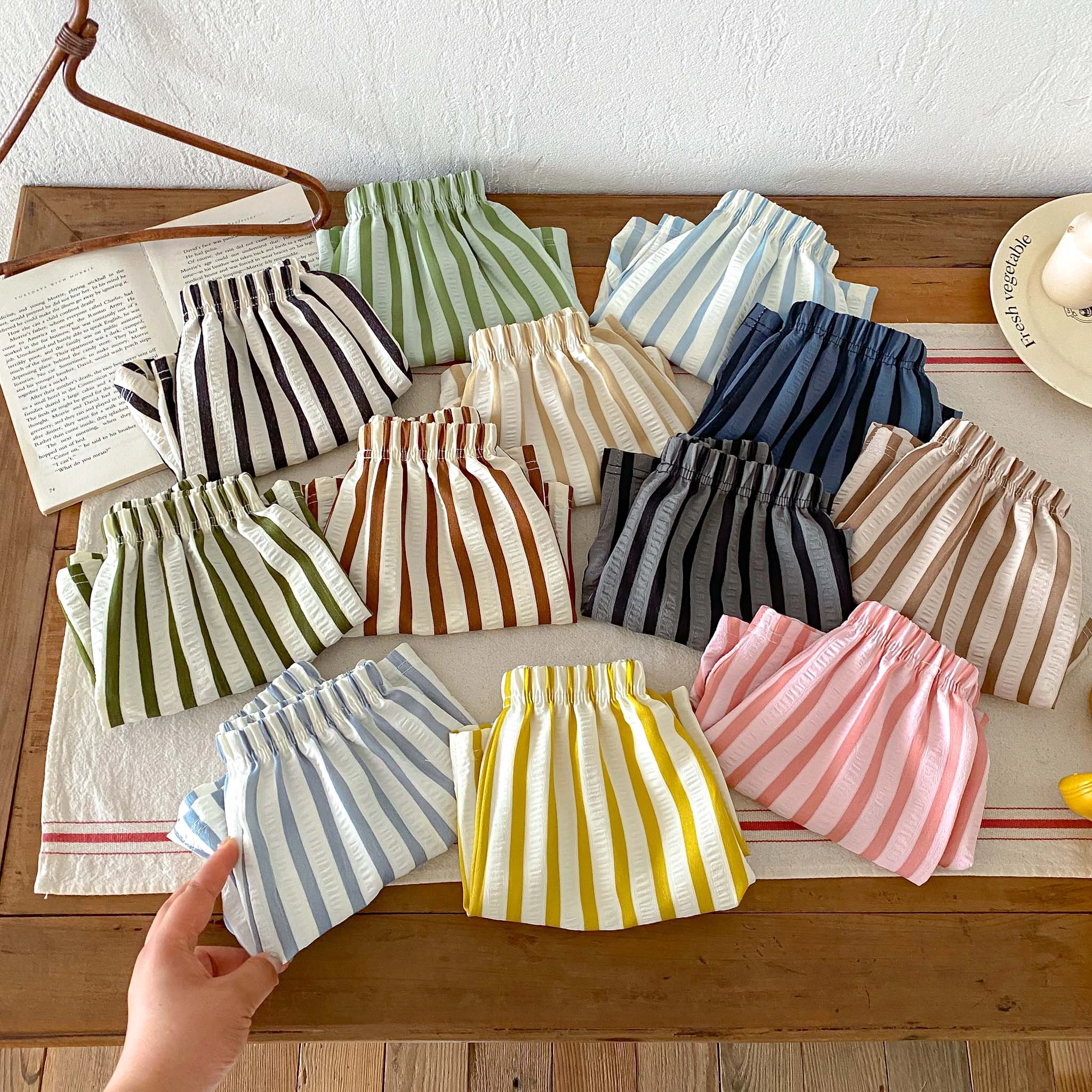 Cute Pajamas Shorts Boys And Girls Casual Loose Shorts Toddler New Design Shorts Outer Wear Children Simple Versatile Shorts