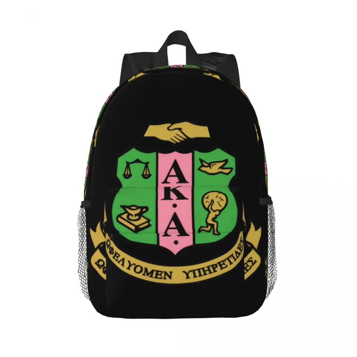 AKA Sorority Backpack Middle High College School Student Bookbag