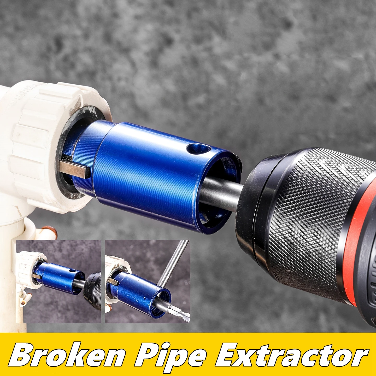 

Электрическая дрель, ручной экстрактор сломанных трубных клапанов, инструмент для удаления ржавчины, поврежденных болтов крана, угловые клапаны 1/2,3/4,1 дюйма DN15/20/25